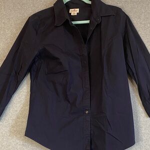 J. Crew Men's Navy Casual Button-Down Shirt